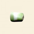 Green Matt Glass Nugget Beads - 13mm x 10mm