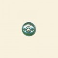 Green Lustred Glass Saucer Beads - 8mm x 5mm - Pack of 10 