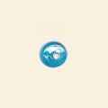 Aqua Lustred Glass Saucer Beads - 8mm x 5mm - Pack of 10 