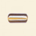 Topaz Lustred Glass Tube Beads - 20mm x 10mm
