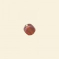 Orange Lustred Glass Flat Disc Beads - 7mm x 6mm - Pack of 10 