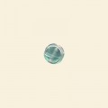 Mint Lustred Glass Flat Disc Beads - 7mm x 6mm - Pack of 10 