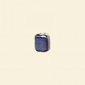 Dark Blue Lustred Glass Tube Beads - 8mm x 5mm - Pack of 10 