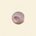 Pink Frosted Glass Round Bead with Cut Away Eye - 12mm - Pack of 10 