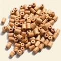 Plain Wood Tube Beads - 5mm x 3mm - Pack of 100 