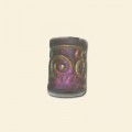 Metallic Coloured Clay Tube Bead - 8 x 12mm - Pack of 10
