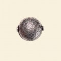 Pewter Effect Antique Look Cushion Beads - 20mm 