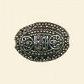 Zinc Alloy Flat Oval Bead - 23mm x 15mm 