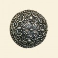 Zinc Alloy Flat Disc Bead - 25mm 