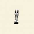 Plated Letter I Pendant - 12mm 