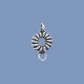Thai Silver Dropper - 15mm x 8mm 