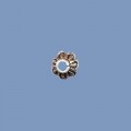 Thai Silver Beadcaps (1mm Hole) - 8mm 