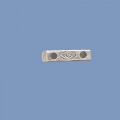 Thai Silver 2 Hole Bar (1mm Holes) - 13mm