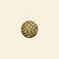 Gold Shamballa Crystal Pave Beads - 10mm 