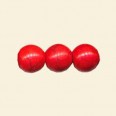 Red Dyed Howlite Round Bead - 10mm - 16" String