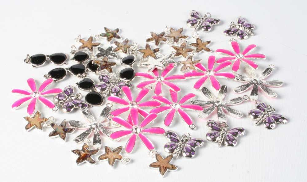 Enamelled/Clay Pendants