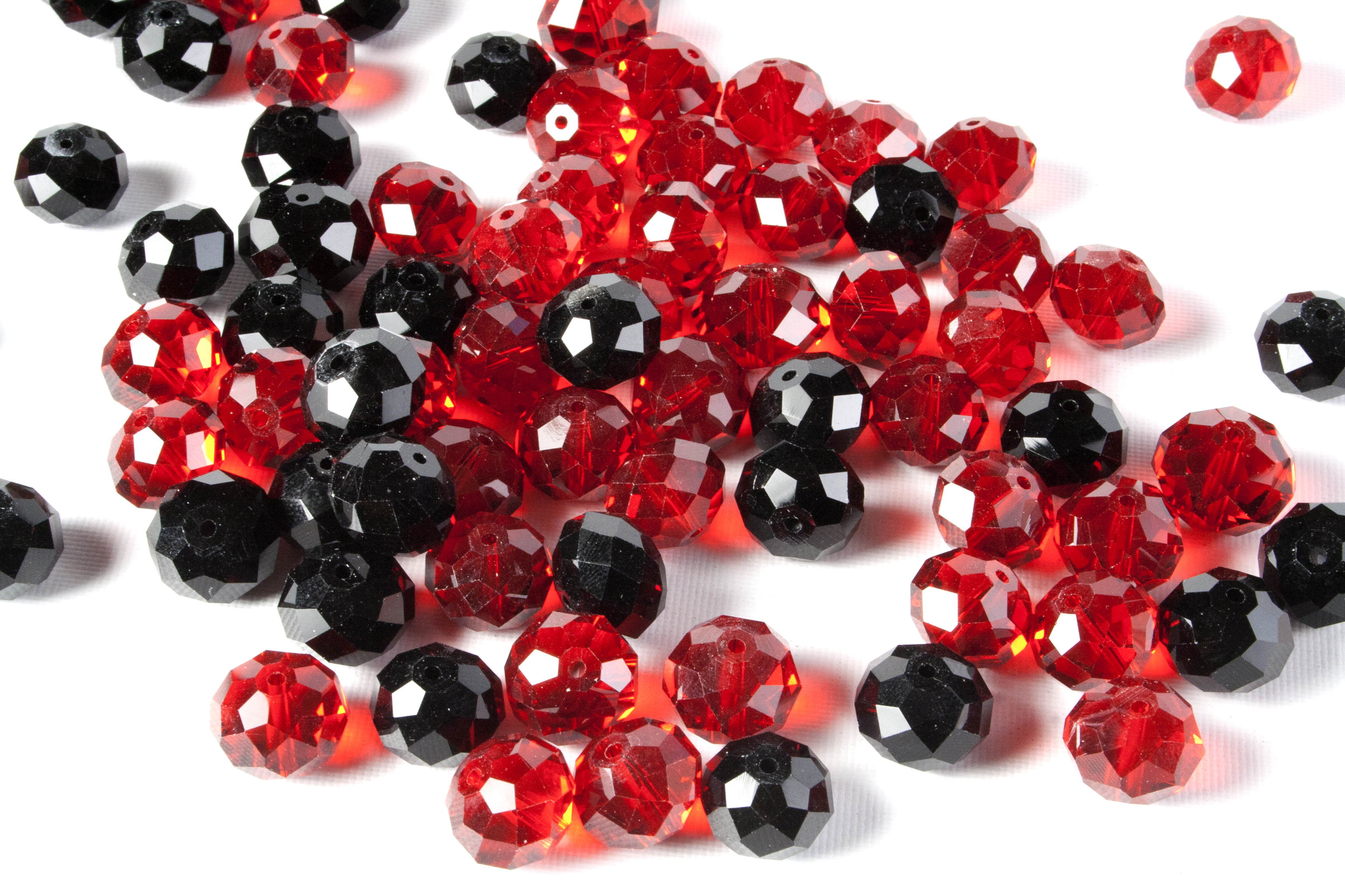Glass Faceted Beads