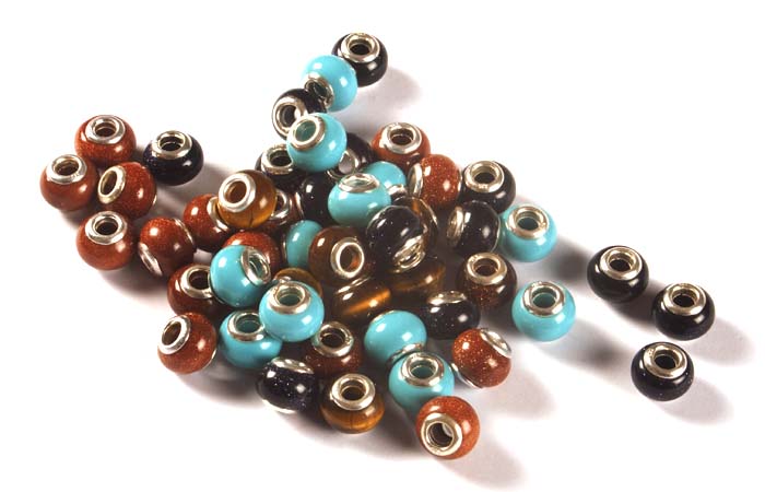 Pandora Style Gemstone Beads