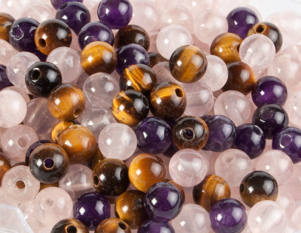 Large Hole Gemstone Beads