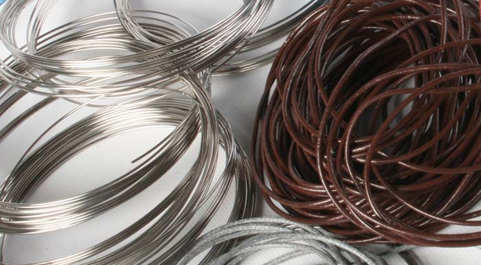 Wire/Leather/Needles
