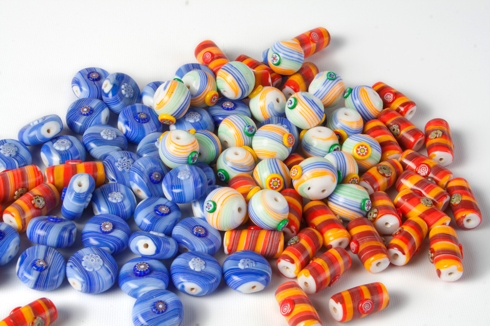 Glass Millefiori Beads