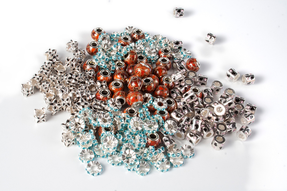 Pandora Style Metal Beads