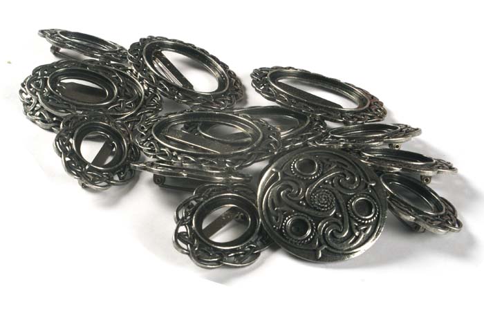 Pewter Brooches