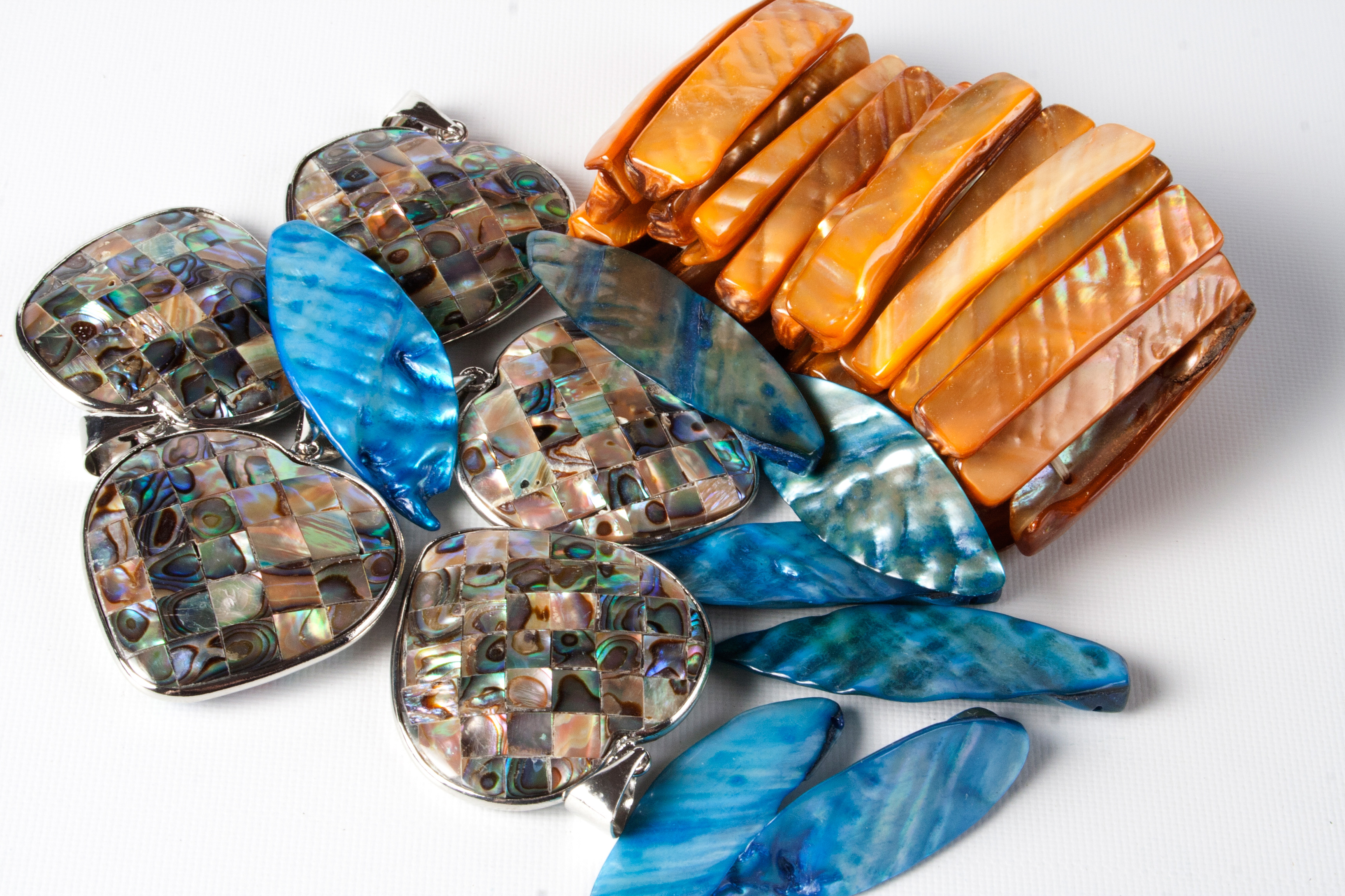 Shell Pendants & Bracelets