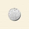 Silver Plated Flat Shaped Pendant - 15mm 