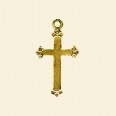 Gold Cross Pendant - 15mm x 8mm 