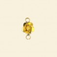 Gold Plated Flower Pendants - 13mm - Pack of 10
