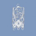 Sterling Silver Dropper - 20mm x 10mm 