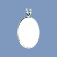 Silver Pendant - 18mm x 13mm 