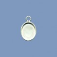 Silver Pendant - 10mm x 8mm