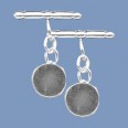 Sterling Silver Cufflinks - 9mm pad