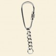 Nickel Plated Keyring