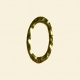 Gold Plated Closed Ring - 28mm x 16mm 