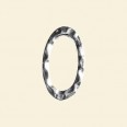 Silver Plated Closed Ring - 28mm x 16mm 