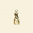 Gold Plated Bell Cap - 14mm - Pack of 10