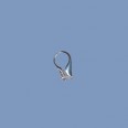 Silver Cord End Clamp - 6mm x 4mm 