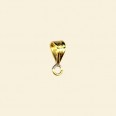 Gold Plated Bail plus Ring - 6mm - Pack of 10