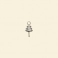 Silver Plated Peg - Pack of 10