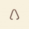 Antique Copper Plated Clamps - 13mm x 10mm - Pack of 10