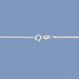 Sterling Silver Heavier Curb Chain - 16" Long