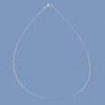 Sterling Silver Omega Choker - 16" Long