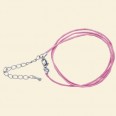 Pink Cord Necklace