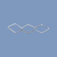 Sterling Silver Diamond Chain - 18" Long 