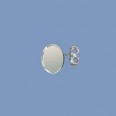 Sterling Silver Earstuds with 8mm Cup - Pair