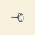 Silver Plated Earstuds with 8mm Cup - Pair