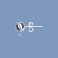 Sterling Silver Ball Earstuds - 6mm - Pair